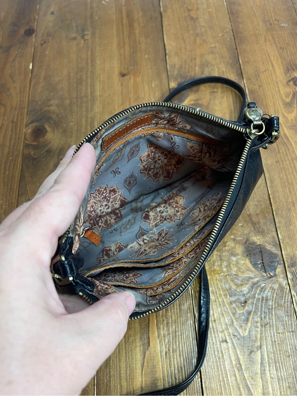 Hobo small black leather purse - Picture 4 of 8